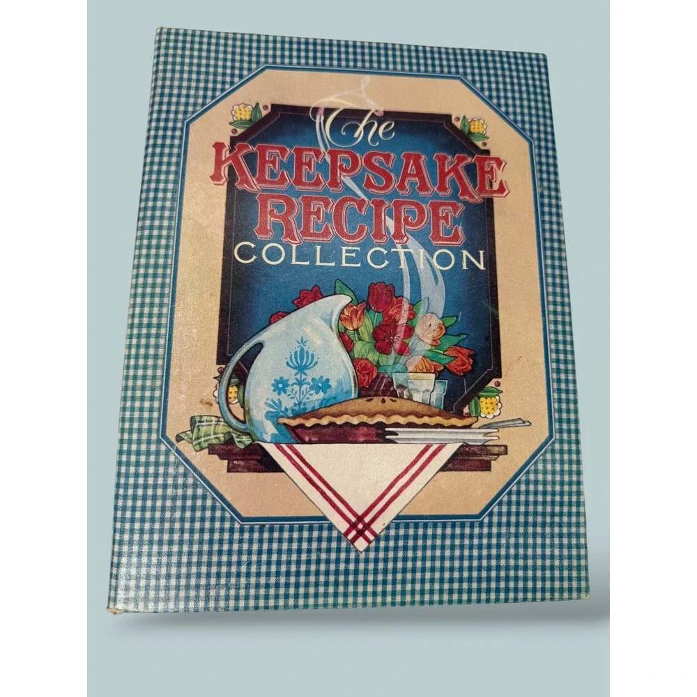Vintage Keepsake Recipe Collection Cookbook Full of Handwritten Recipes